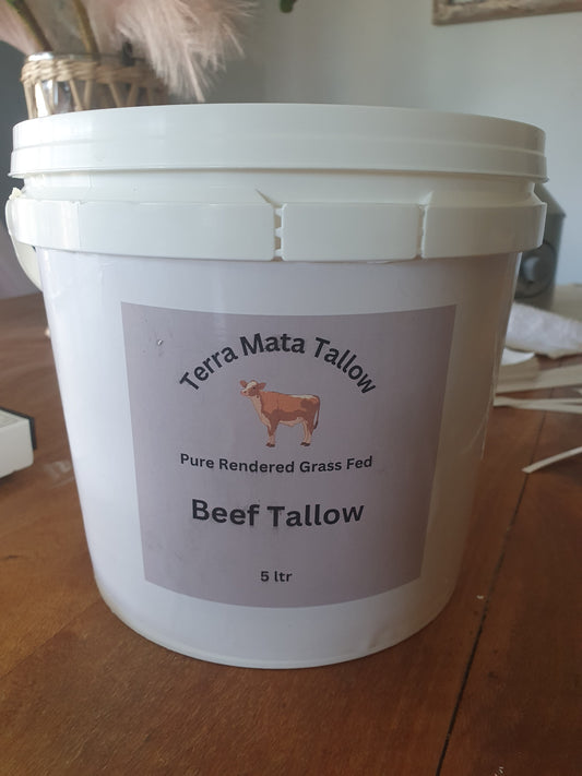 Grass - fed tallow 5 ltr bucket